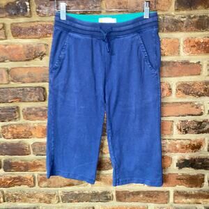 Mini Boden Blue Green Baggies Jersey Knit Long Shorts Boys Youth Size 11Y 11